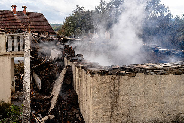 Professional Fire Damage Removal technician working in Goodyear, AZ